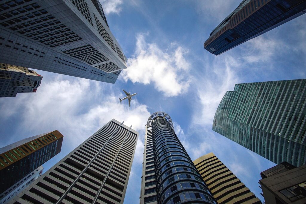 Kas usaldusväärsus sünnib sõnadest või tegudest? skyscrapers, singapore, city, sky, buildings, financial district, architecture, nature, urban, high rise buildings